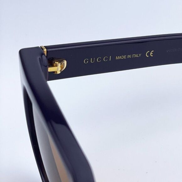 NEW Gucci GG1133S 002 Violet Brown Cat Eye Women Sunglasses - Picture 8 of 12